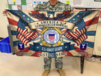 Cowgic Custom U.S. Coast Guard - Flying Flag