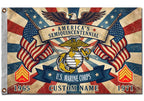 Cowgic Custom U.S. Marine Corps - Flying Flag