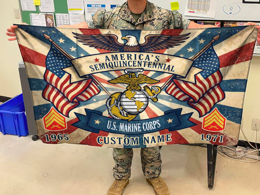 Cowgic Custom U.S. Marine Corps - Flying Flag