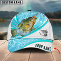 Cowgic Custom Name Crappie Fishing Water Tornado 3D Classic Cap