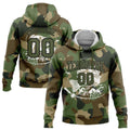 Cowgic Personalized Name Camo Bass Fishing 3D Hoodie