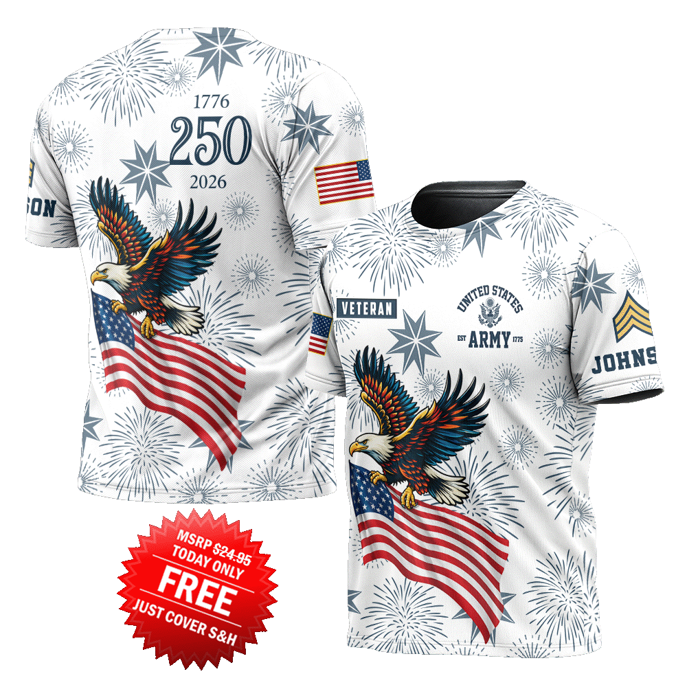 Cowgic Custom America 250 Shirt Honor a Milestone