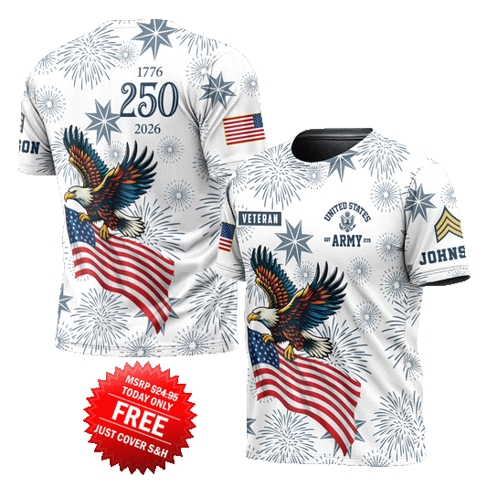 Cowgic Custom America 250 Shirt Honor a Milestone