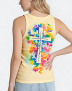Cowgic Forgiven Faith Cross Watercolor Christian Women’s All Over Print