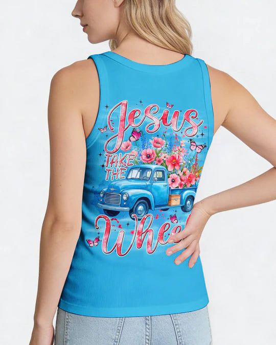 Cowgic Jesus Take The Wheel Women's All Over Print Shirt