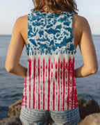 Cowgic One Nation Under God Red White & Blue Women's All Over Print