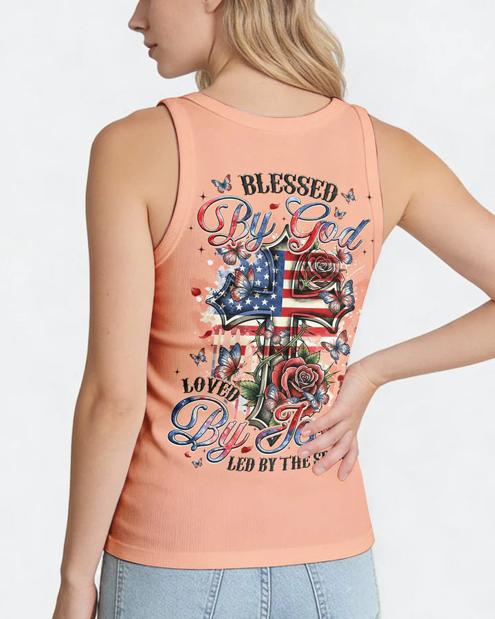 Cowgic Blessed By God Cross Women's All Over Print Shirt