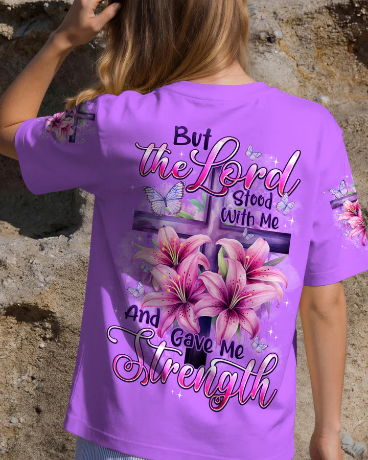 Cowgic Lord Stood With Me Women's All Over Print Shirt