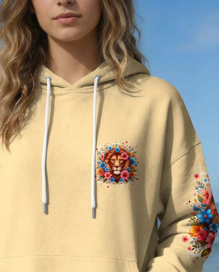 Cowgic Blessed By God Lion Women's All Over Print Shirt