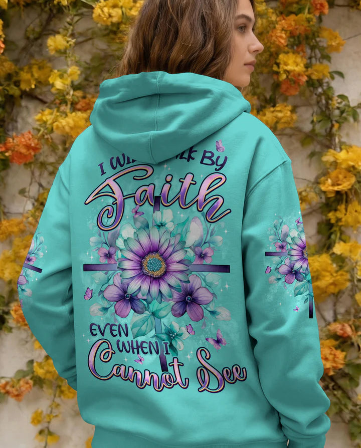Cowgic I Will Walk By Faith Women's All Over Print Shirt