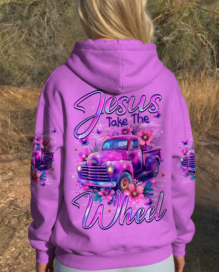 Cowgic Jesus Take The Wheel Women's All Over Print Shirt