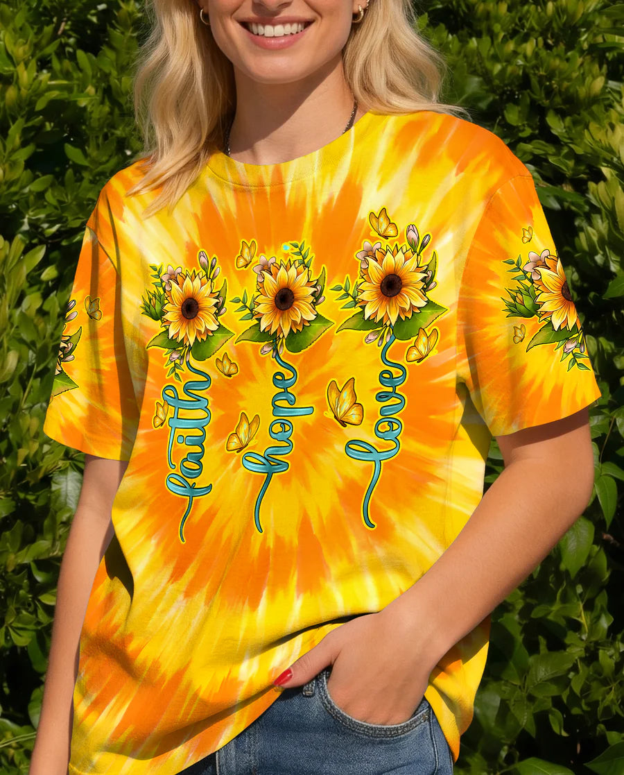 Cowgic Faith Hope Love All Over Print Shirt