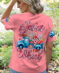 Cowgic Jesus Take The Wheel Women's All Over Print Shirt
