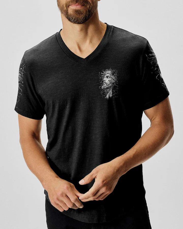 Cowgic It Is God Who Arms Me With Strength Men's All Over Print Shirt