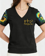 Cowgic Faith Hope Love Sunflower Women's All Over Print