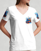 Cowgic Jesus Take The Wheel Women's All Over Print Shirt