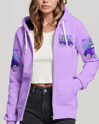 Cowgic Jesus Take The Wheel Lavender Women's All Over Print Shirt