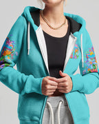 Cowgic I Can Do All Things Through Christ Colorful Floral Women's All Over Print