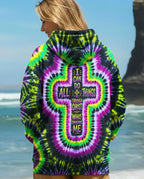 Cowgic I Can Do All Things Through Christ Cross Women's All Over Print