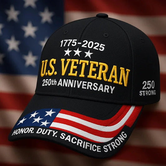 Cowgic U.S. VETERAN 250th ANNIVERSARY Printed  Cap