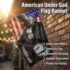 Cowgic Under God Pattern Flag, American Flag with Grommets