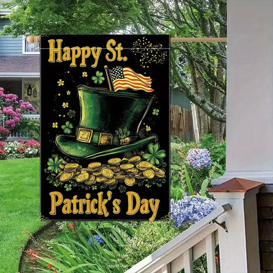 Cowgic St. Patrick'S Day Garden Flag