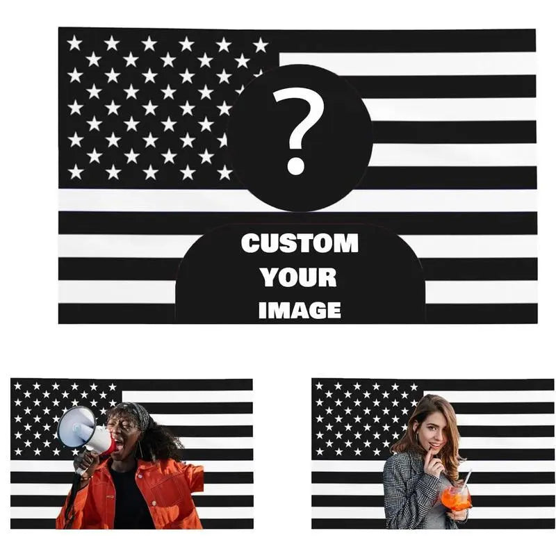 Cowgic Custom America Flag  Personalized Flags