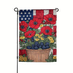 Cowgic July 4th Basket of Flowers National Flag