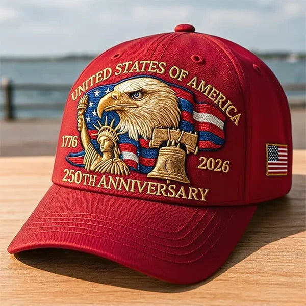 Cowgic Eagle & Liberty – United States 250th Anniversary Embroidered Cap