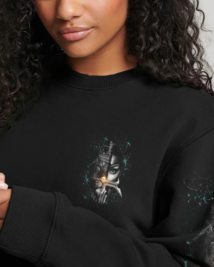 Cowgic A Child Of God A Woman Of Faith Women's All Over Print Shirt