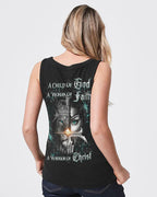 Cowgic A Child Of God A Woman Of Faith Women's All Over Print Shirt