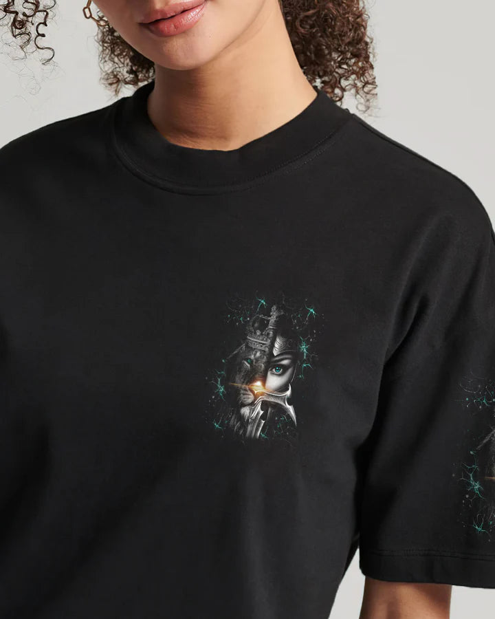 Cowgic A Child Of God A Woman Of Faith Women's All Over Print Shirt