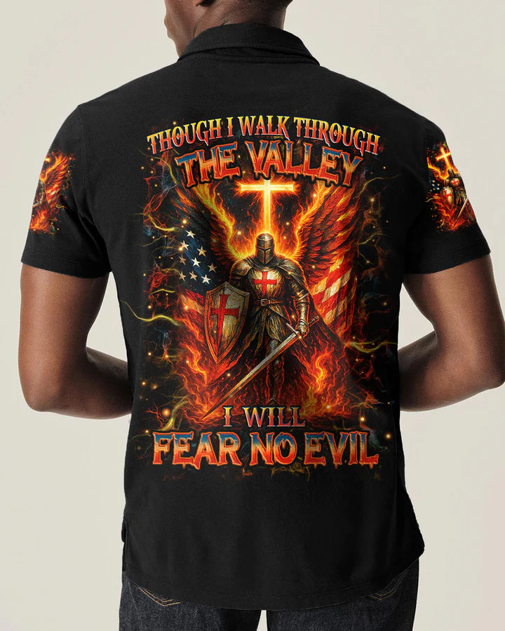 Cowgic I Will Fear No Evil Warrior Men's All Over Print Shirt