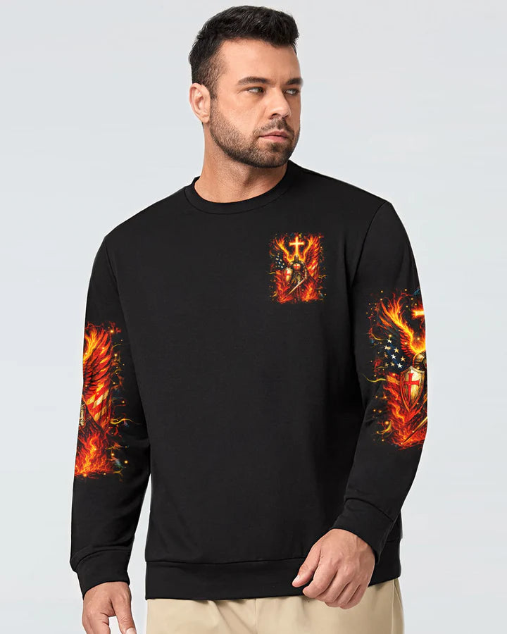Cowgic I Will Fear No Evil Warrior Men's All Over Print Shirt