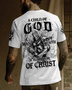 Cowgic A Warrior Of Christ Men's All Over Print Shirt