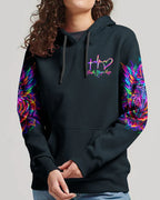 Cowgic Faith Hope Love Neon Rose Cross Women's All Over Print