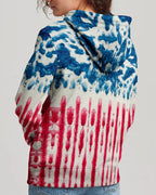 Cowgic She Loves Jesus & America Too Red White & Blue Women's All Over Print