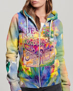 Cowgic Jesus Take The Wheel Floral Truck Watercolor Women’s All Over Print