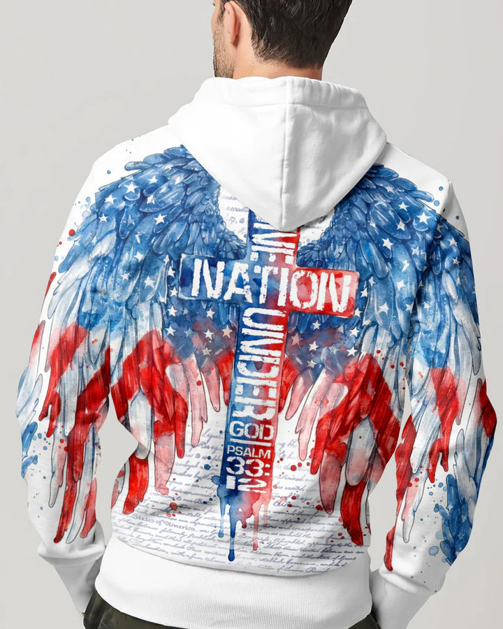 Cowgic One Nation Wings Men's All Over Print Shirt