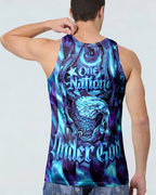 Cowgic One Nation Under God Celestial Cross Men's All Over Print Shirt