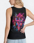 Cowgic Faith Butterfly Rose Cross Women's All Over Print Shirt