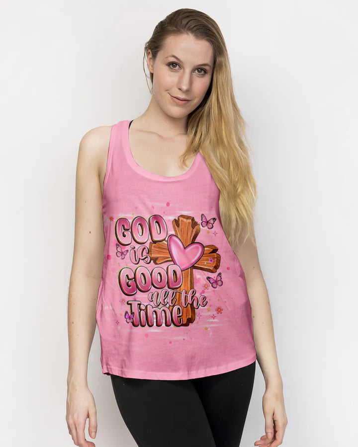 Cowgic God Is Good All The Time Women's All Over Print Shirt