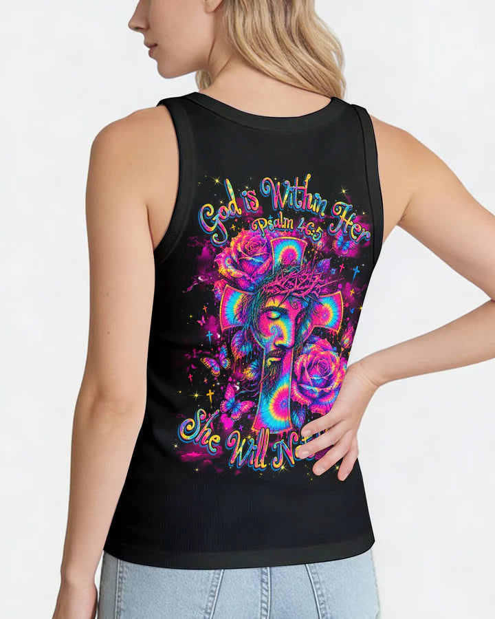 Cowgic God Is Within Her Women’s  All Over Print Shirt
