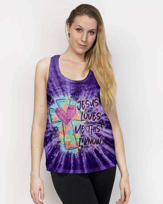 Cowgic Jesus Loves Me This I Know Women's All Over Print Shirt