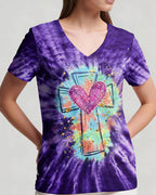 Cowgic Jesus Loves Me This I Know Women's All Over Print Shirt
