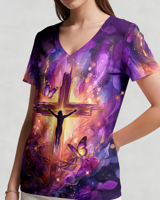 Cowgic Jesus Is My Savior Women's All Over Print Shirt