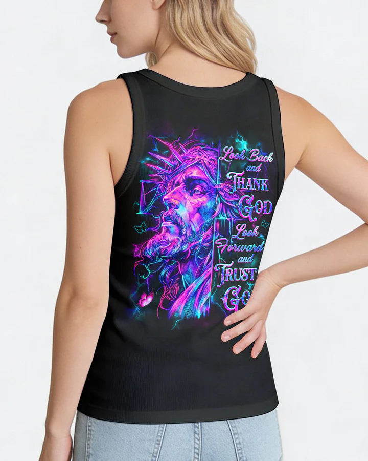 Cowgic Look Back And Thank God Women's All Over Print Shirt