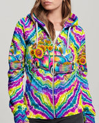 Cowgic Jesus Take The Wheel Sunflowers Swirl Women's All Over Print Shirt