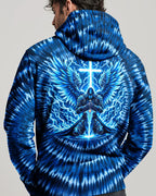 Cowgic Warrior With Wings Swirl Men's All Over Print Shirt