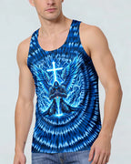 Cowgic Warrior With Wings Swirl Men's All Over Print Shirt